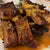 Costillas en salsa BBQ de panela y lyches