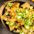 Nachos y carne molida artesanal