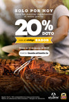 T&C cupón 20% de descuento 22 de marzo 2023